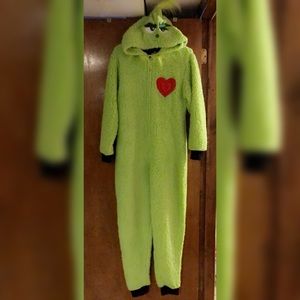 Grinch Women's Sleepwear Adult Union Suit Pajama
